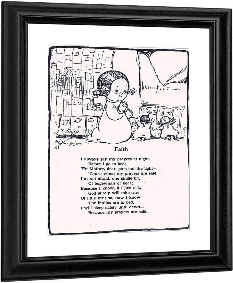 Faith Kiddie Land By Grace G Drayton Fine Art Print