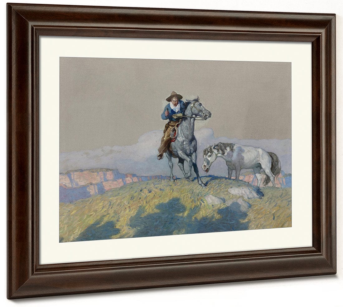 Fall Back! By NC Wyeth Fine Art Print