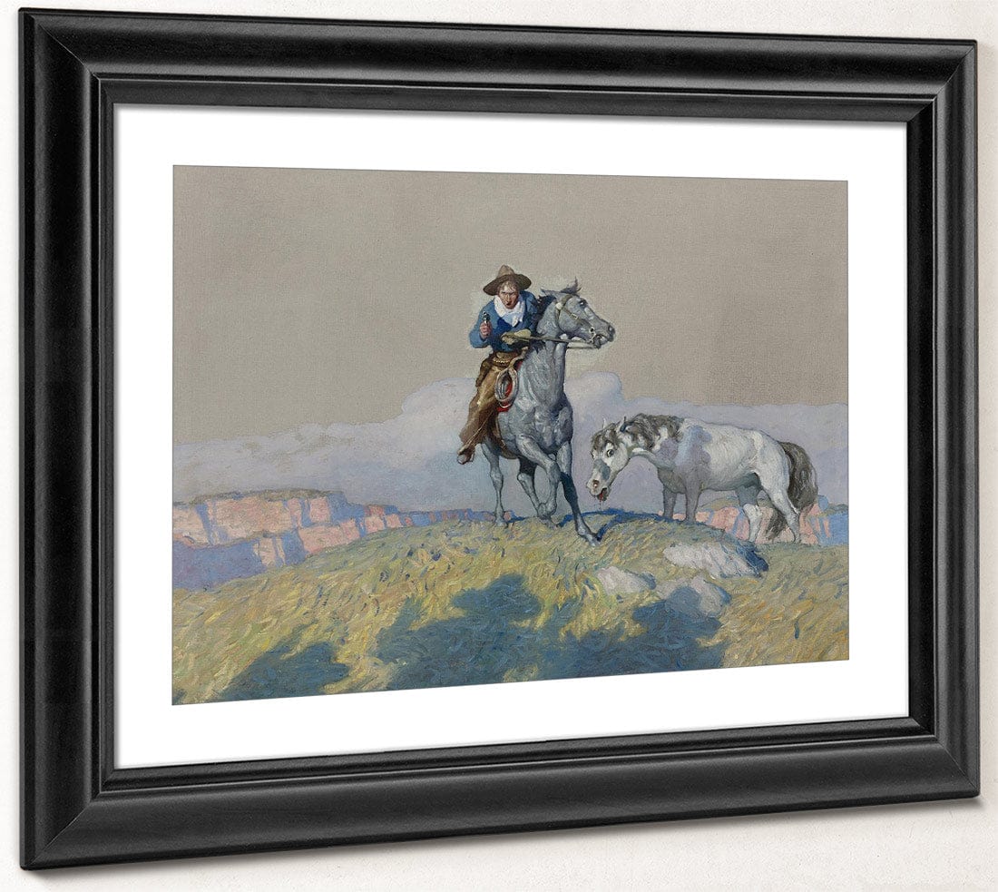 Fall Back! By NC Wyeth Fine Art Print