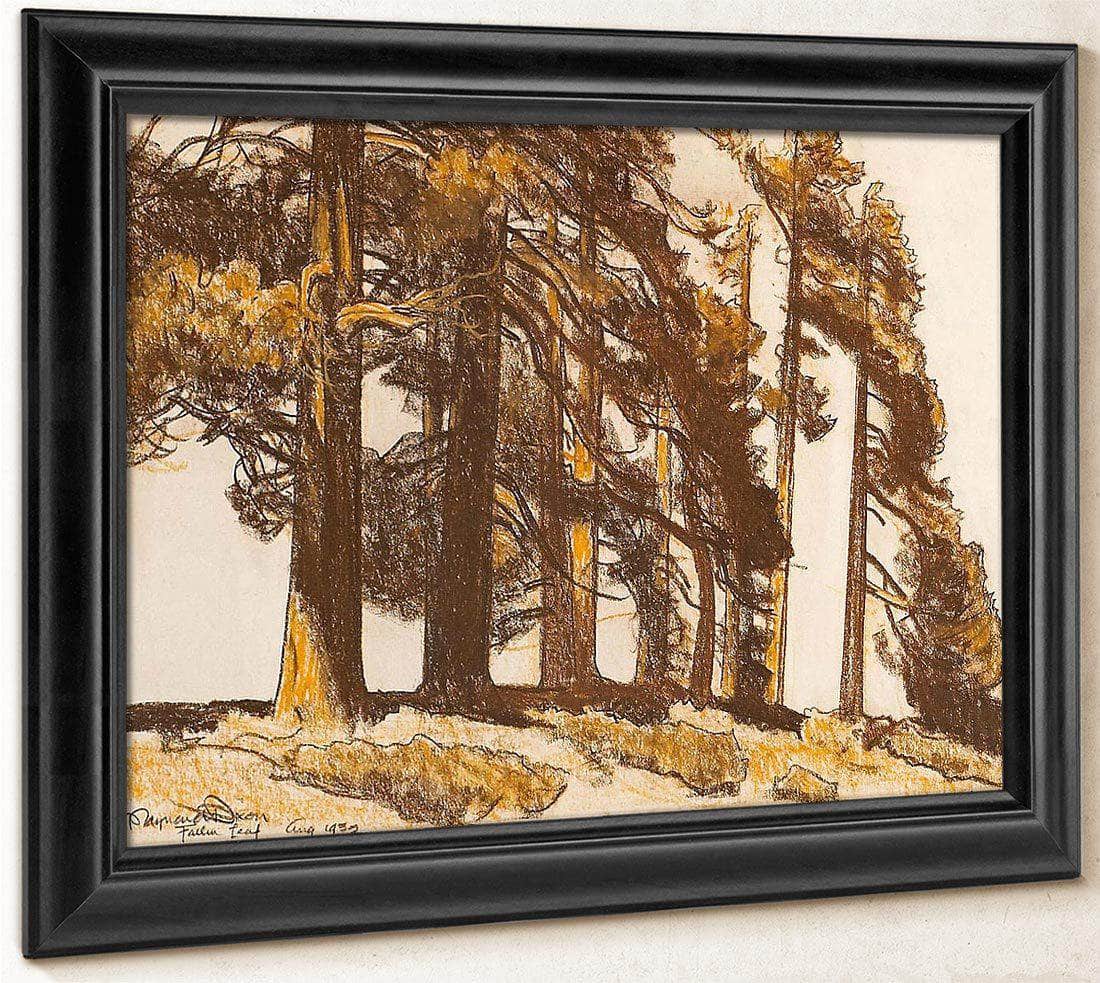 Fallen Leaf 1932 By Maynard Dixon Fine Art Print
