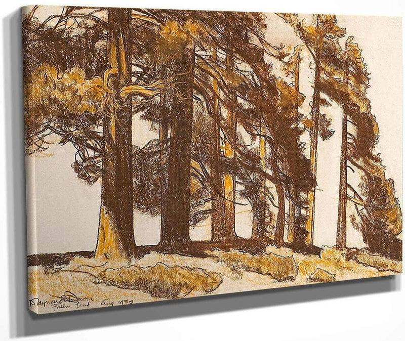 Fallen Leaf 1932 By Maynard Dixon Fine Art Print