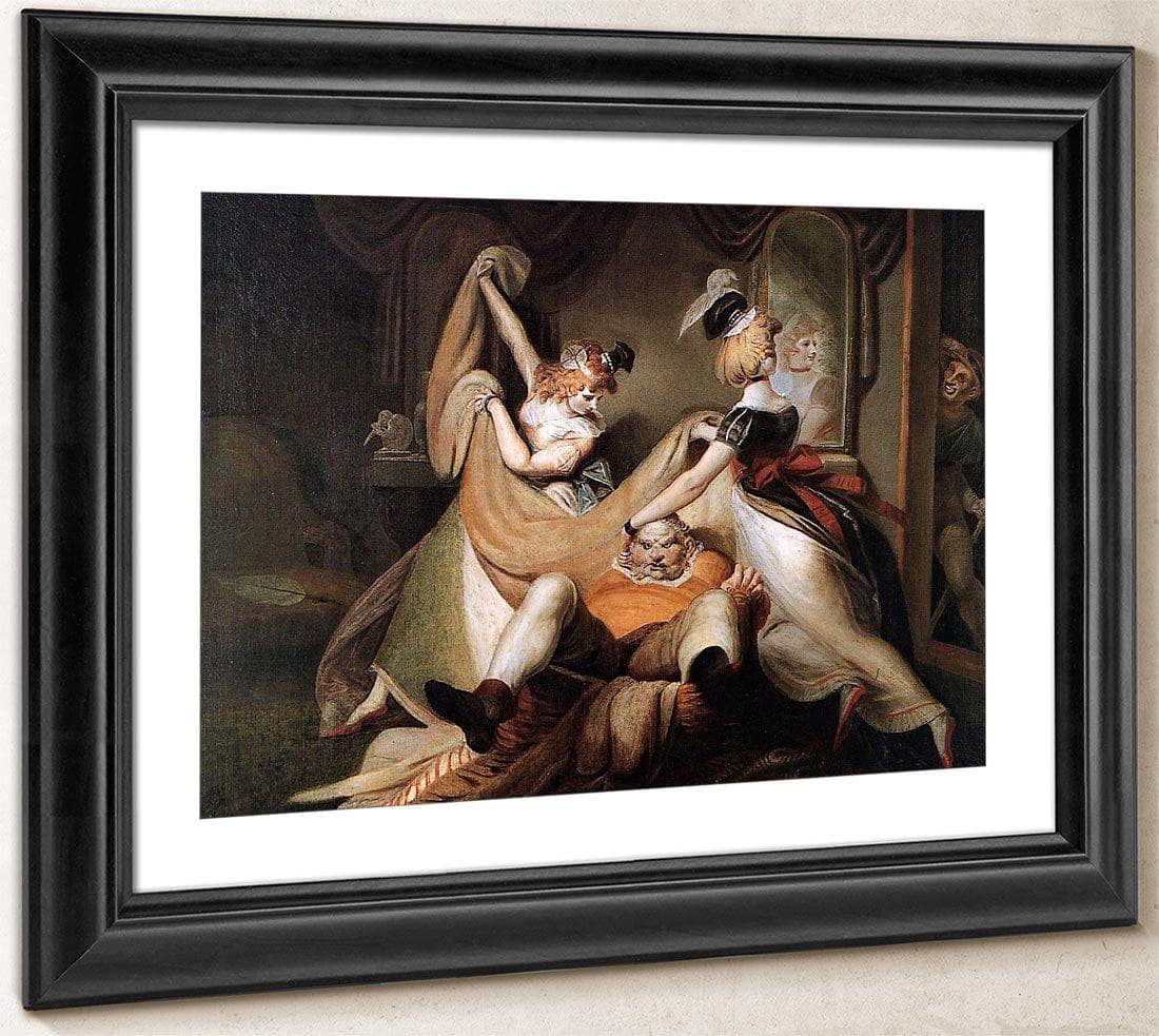 Falstaff In The Laundry Basket By Henry Fuseli Fine Art Print