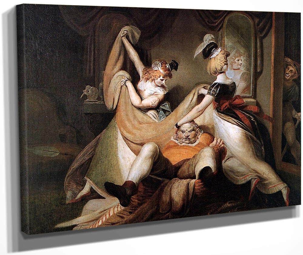 Falstaff In The Laundry Basket By Henry Fuseli Fine Art Print
