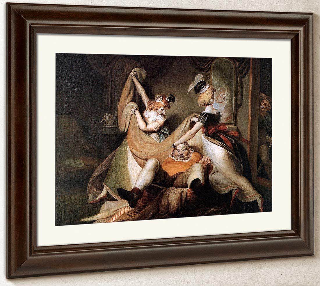 Falstaff In The Laundry Basket By Henry Fuseli Fine Art Print