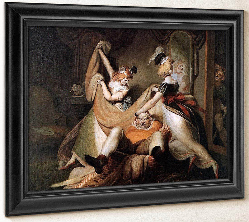 Falstaff In The Laundry Basket By Henry Fuseli Fine Art Print