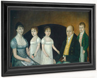 Family Group 1800 By Joshua Johnson Fine Art Print