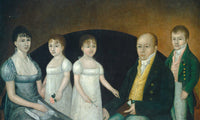 Family Group 1800 By Joshua Johnson Fine Art Print