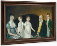 Family Group 1800 By Joshua Johnson Fine Art Print