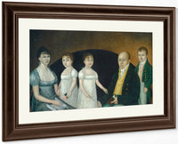 Family Group 1800 By Joshua Johnson Fine Art Print