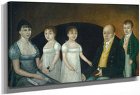 Family Group 1800 By Joshua Johnson Fine Art Print