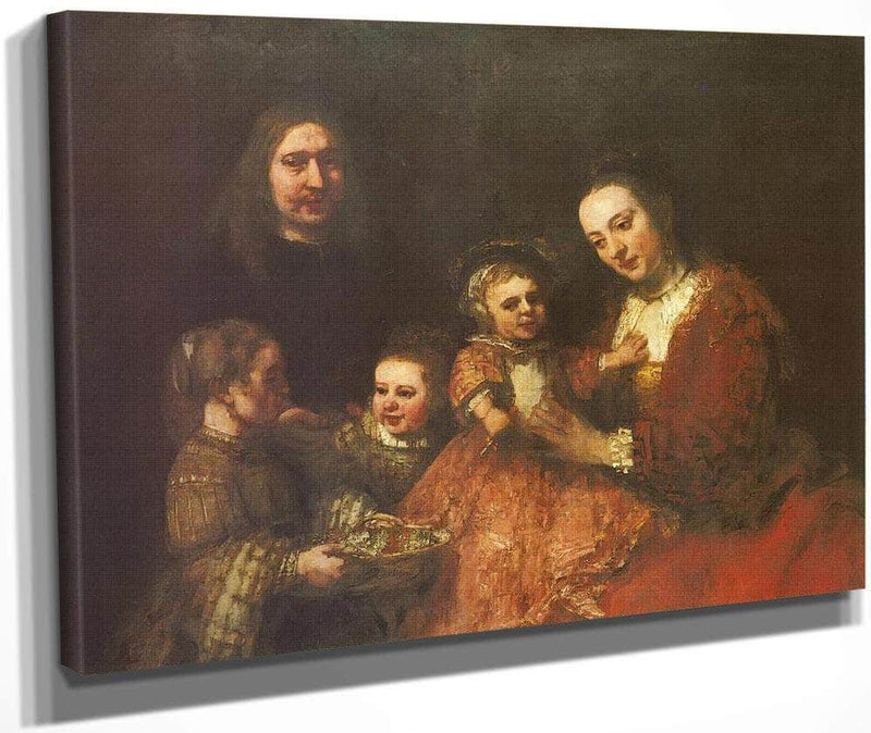 Family Group,C By Rembrandt Fine Art Print