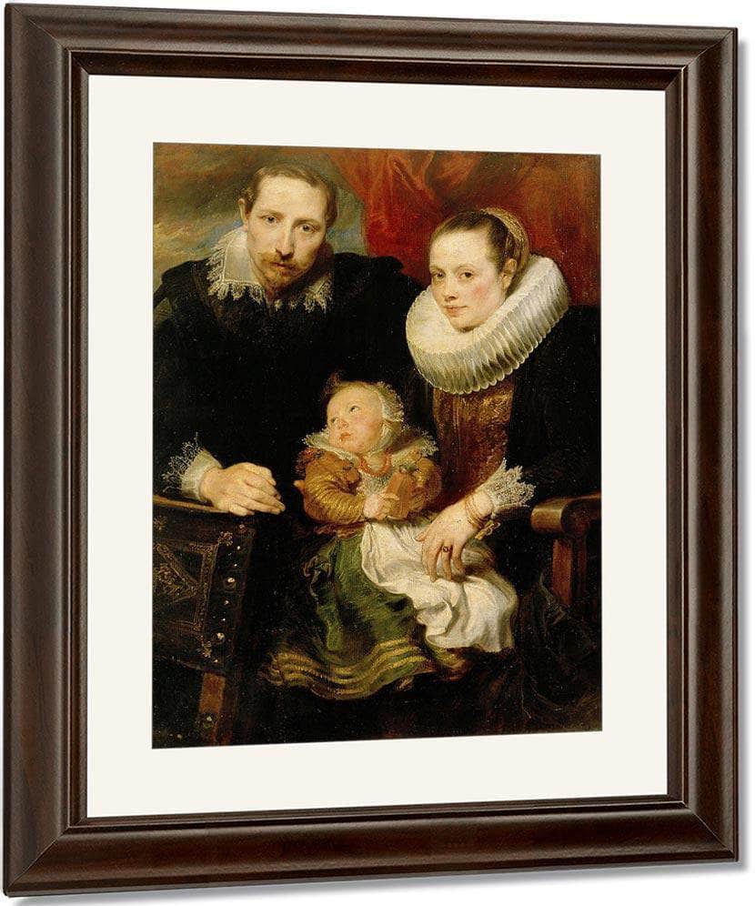 Family Portrait By Anthony Van Dyck Fine Art Print