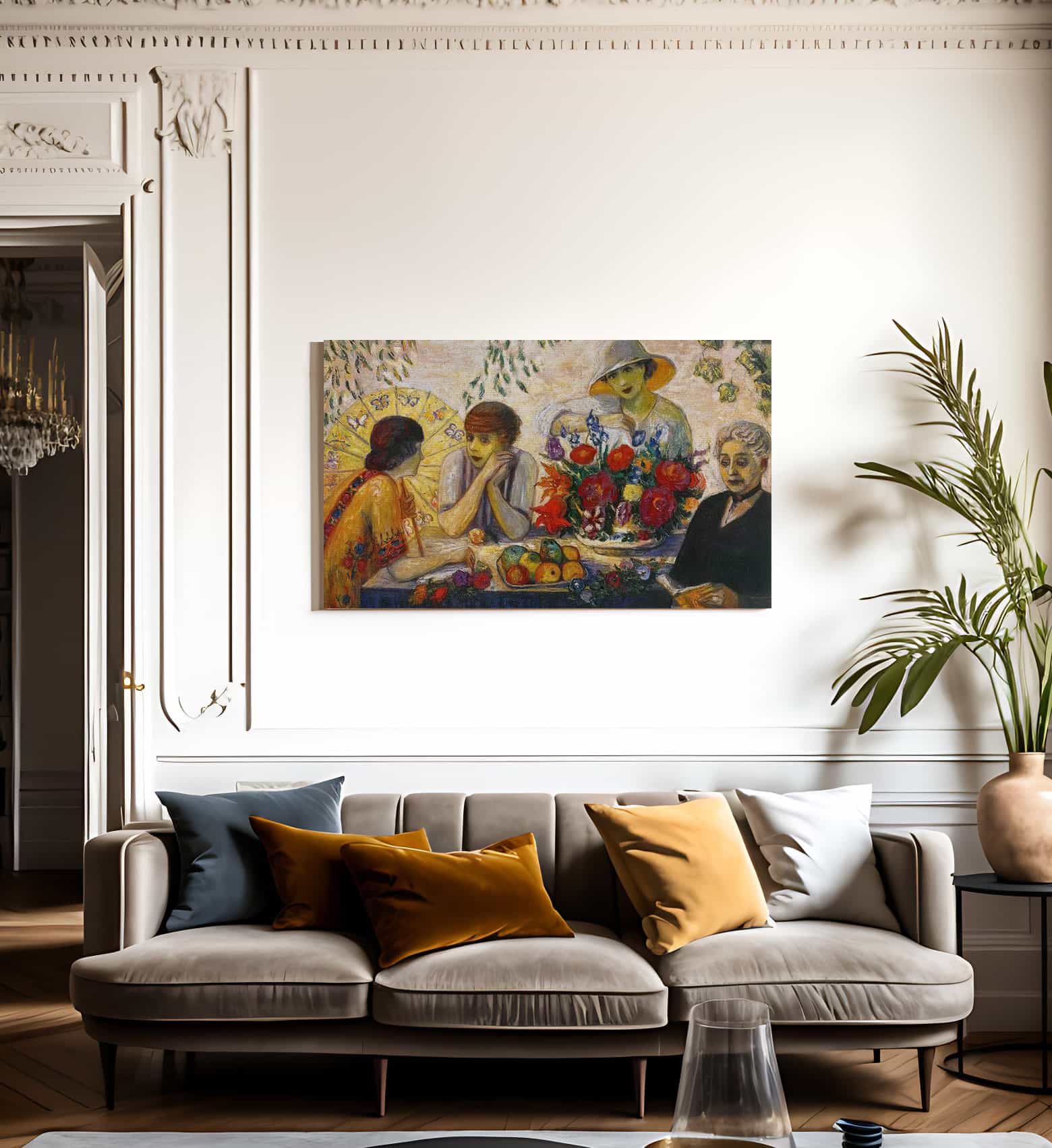 Family Portrait I By Florine Stettheimer Fine Art Print