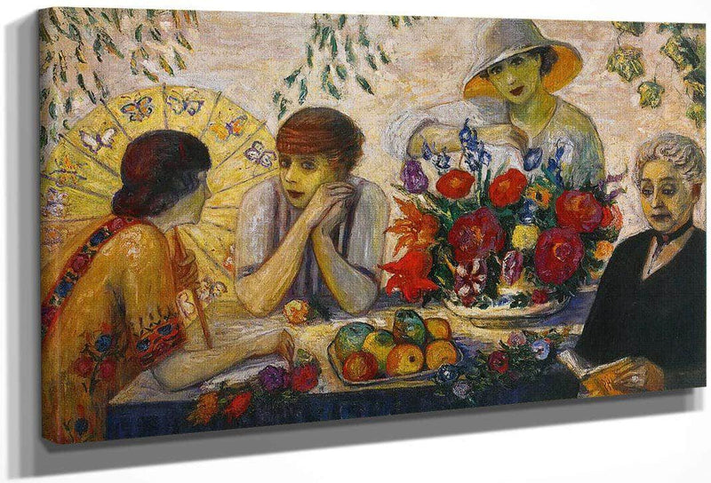 Family Portrait I By Florine Stettheimer Fine Art Print