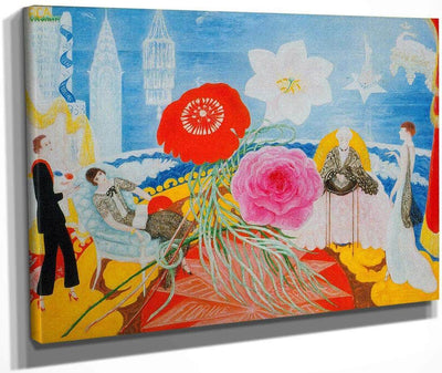Family Portrait Ii By Florine Stettheimer