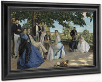 Family Reunion, 1867 By Frederic Bazille Fine Art Print