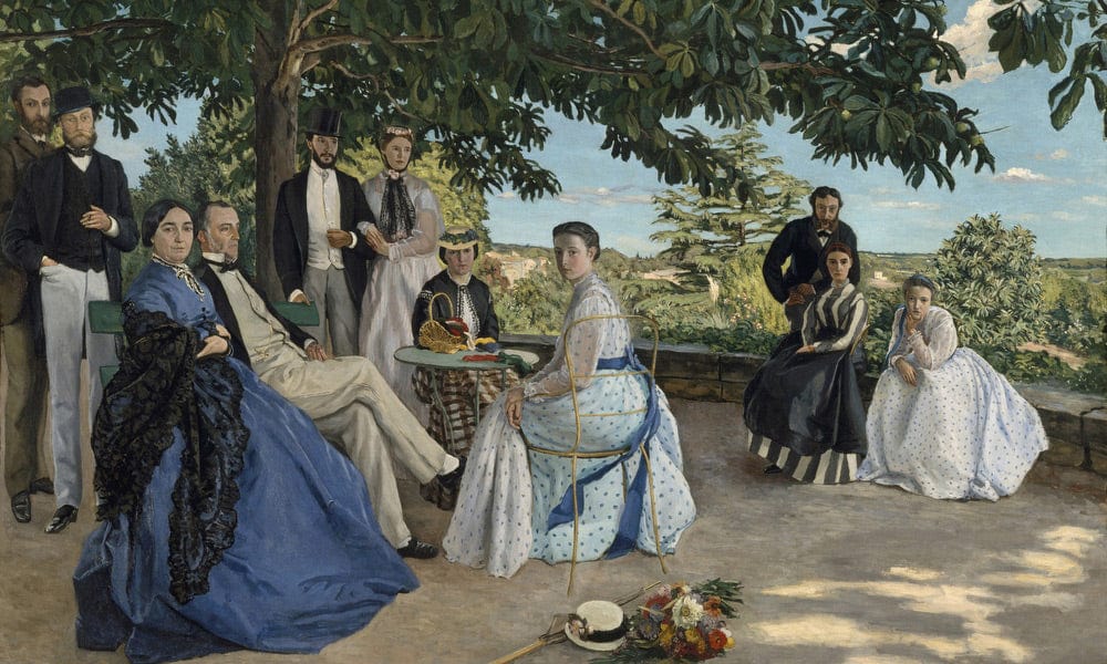 Family Reunion, 1867 By Frederic Bazille Fine Art Print
