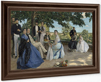 Family Reunion, 1867 By Frederic Bazille Fine Art Print
