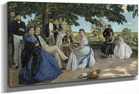 Family Reunion, 1867 By Frederic Bazille Fine Art Print