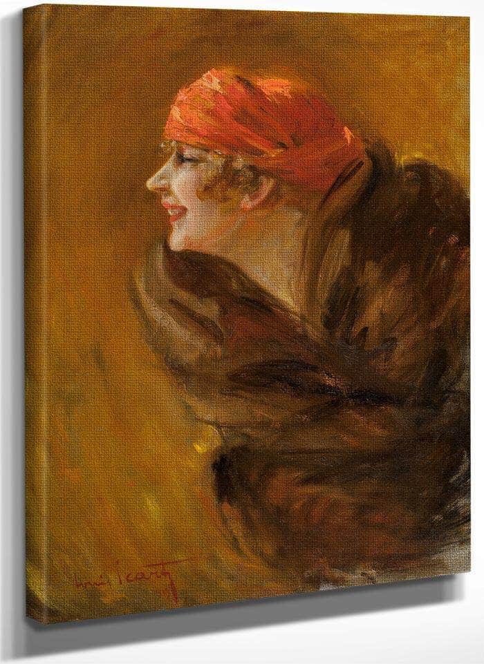 Fanny Volmers 1919 By Louis Icart Fine Art Print