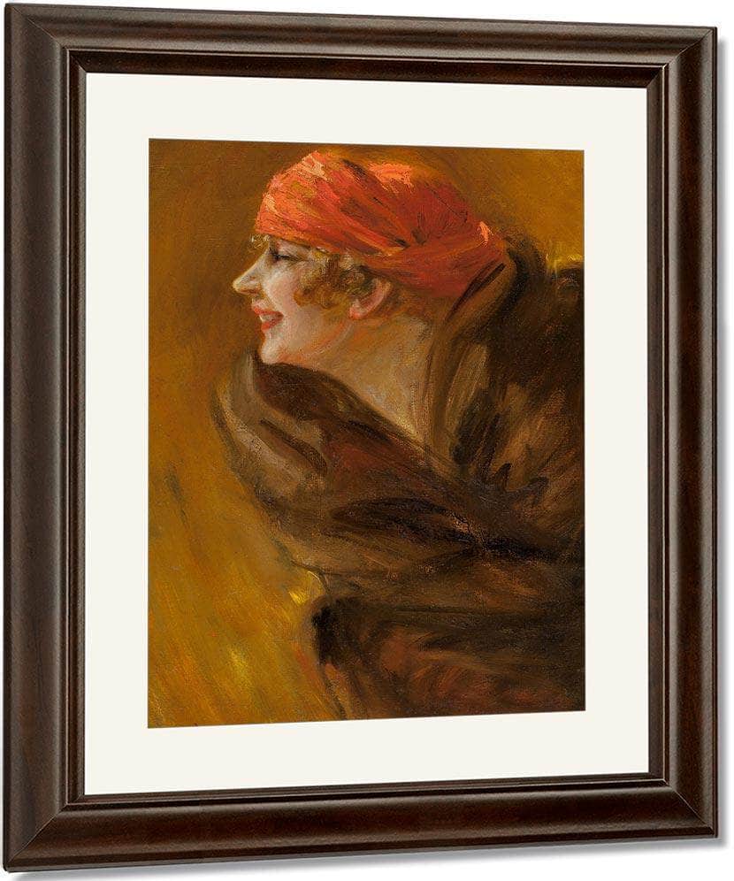 Fanny Volmers 1919 By Louis Icart Fine Art Print