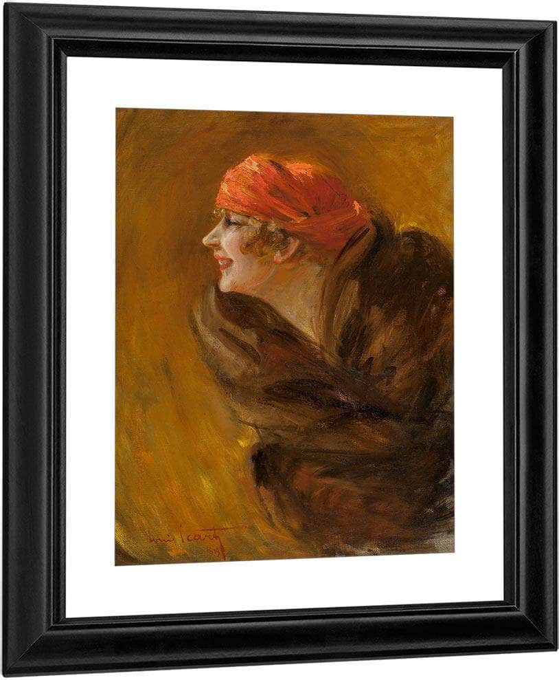 Fanny Volmers 1919 By Louis Icart Fine Art Print