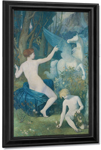 Fantasy By Pierre Puvis De Chavannes Fine Art Print