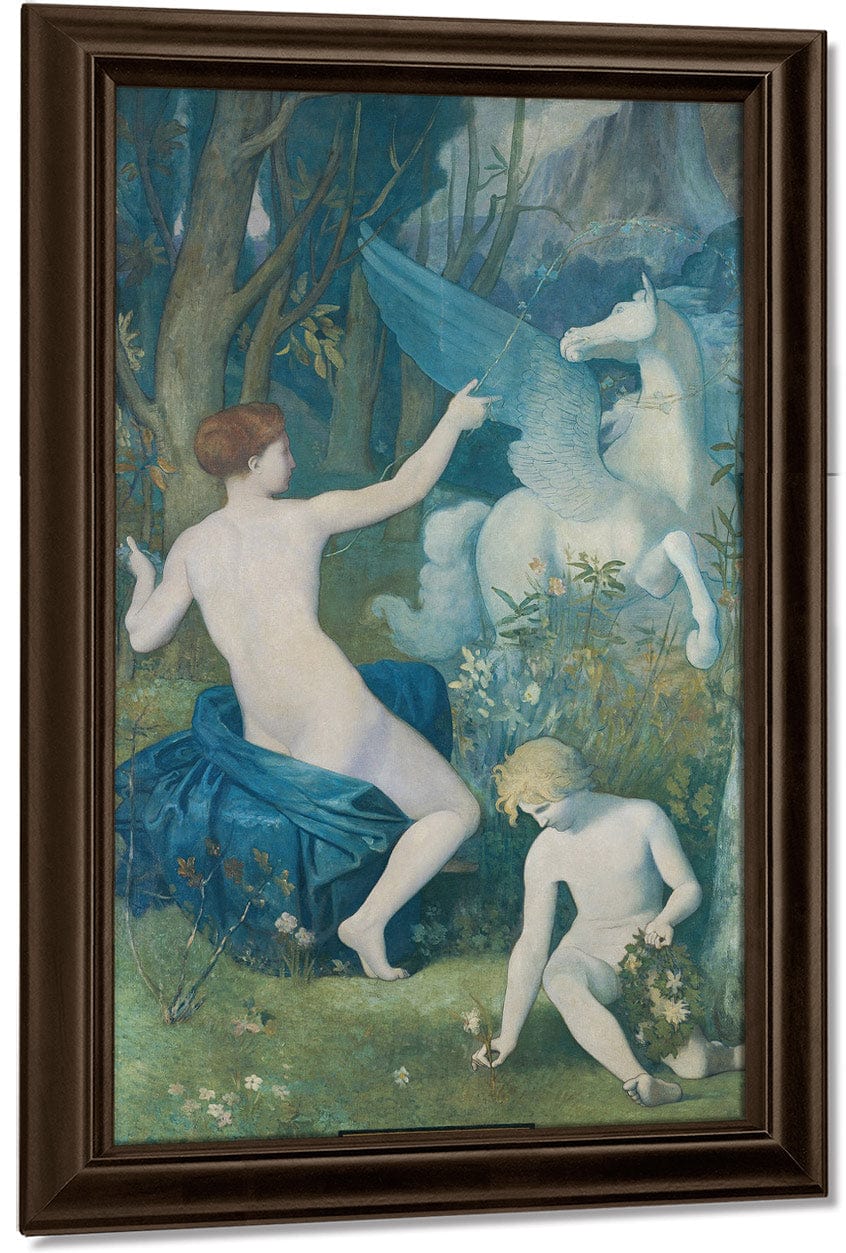 Fantasy By Pierre Puvis De Chavannes Fine Art Print