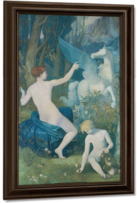 Fantasy By Pierre Puvis De Chavannes Fine Art Print