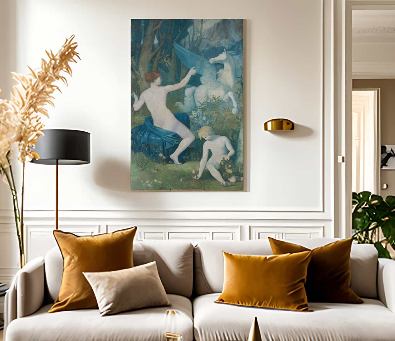 Fantasy By Pierre Puvis De Chavannes Fine Art Print