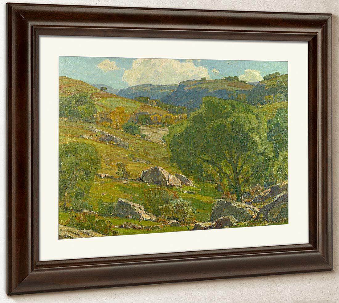 Far From The Maddening Crowd 1930 By William Wendt Fine Art Print