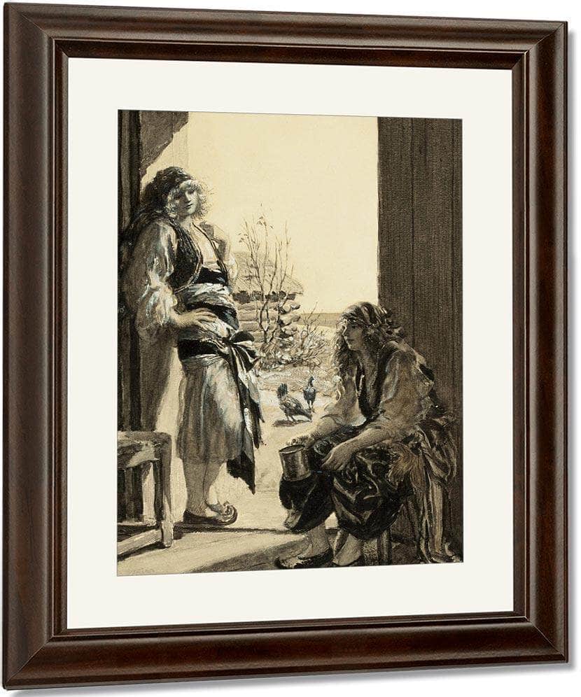 Farm Girls By Norman Mills Price Fine Art Print