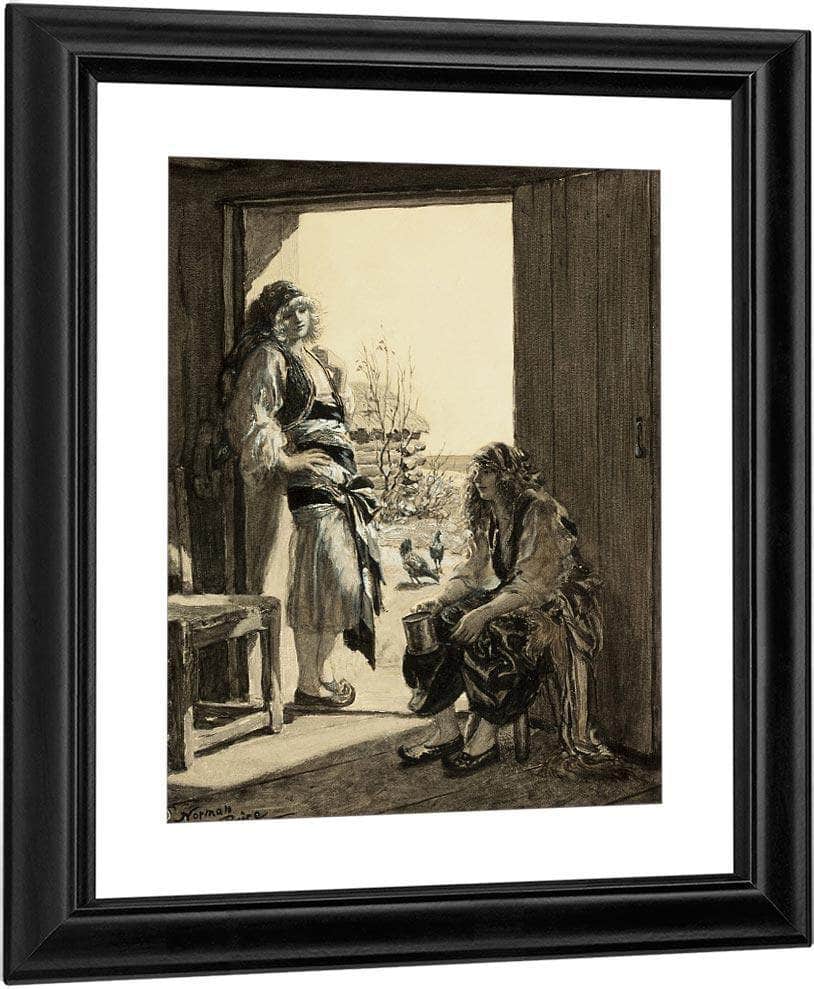 Farm Girls By Norman Mills Price Fine Art Print