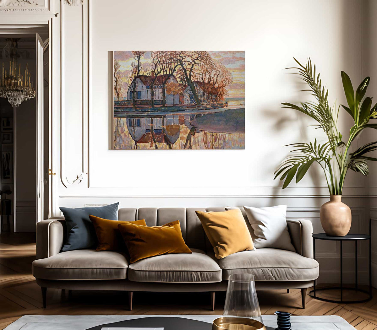 Farm Near Duivendrecht 1916 By Piet Mondrian Fine Art Print