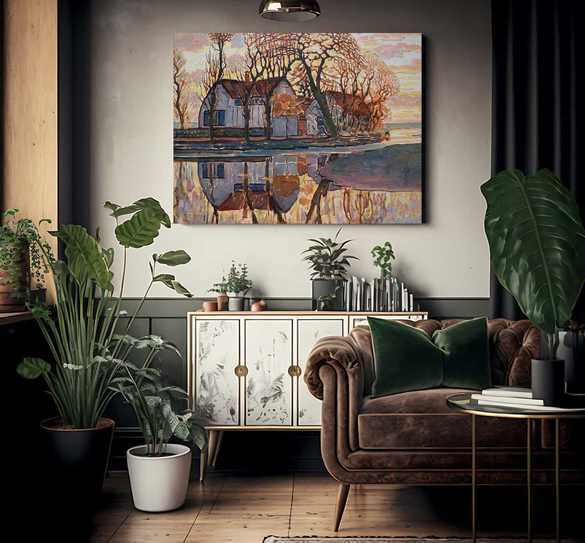 Farm Near Duivendrecht 1916 By Piet Mondrian Fine Art Print