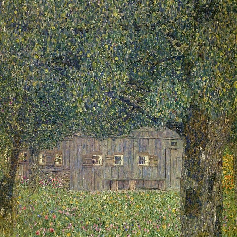 Farmhouse In Upper Austria By Gustav Klimt Fine Art Print