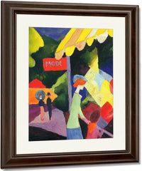 Fashion Window By August Macke Fine Art Print