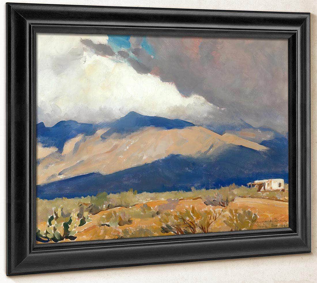 Fast Moving Shadows By Maynard Dixon Fine Art Print