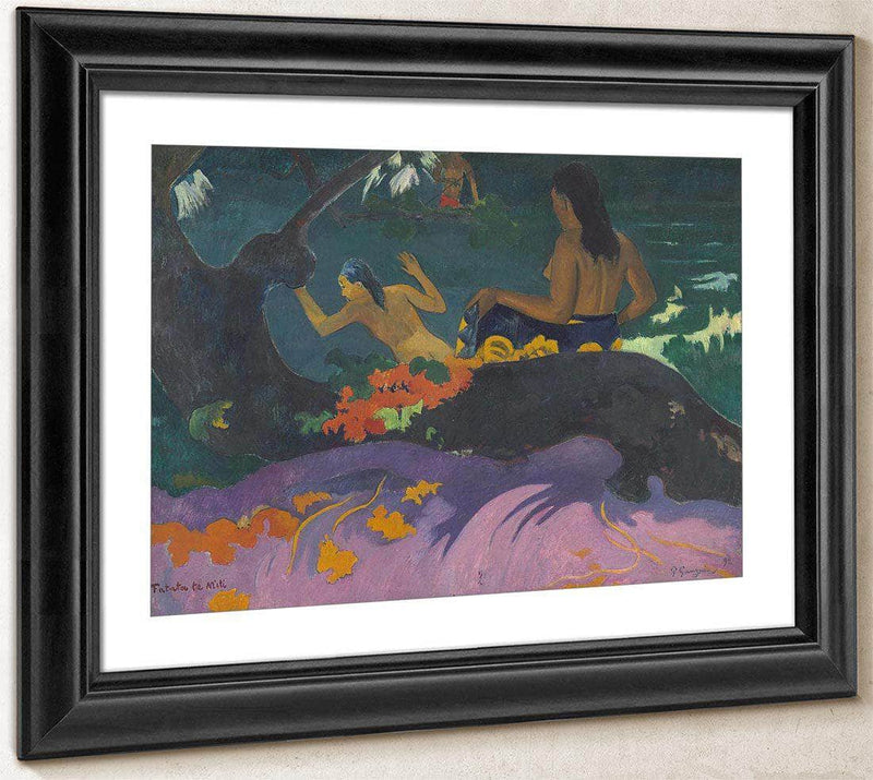 Fatata Te Miti By The Sea By Paul Gauguin Fine Art Print