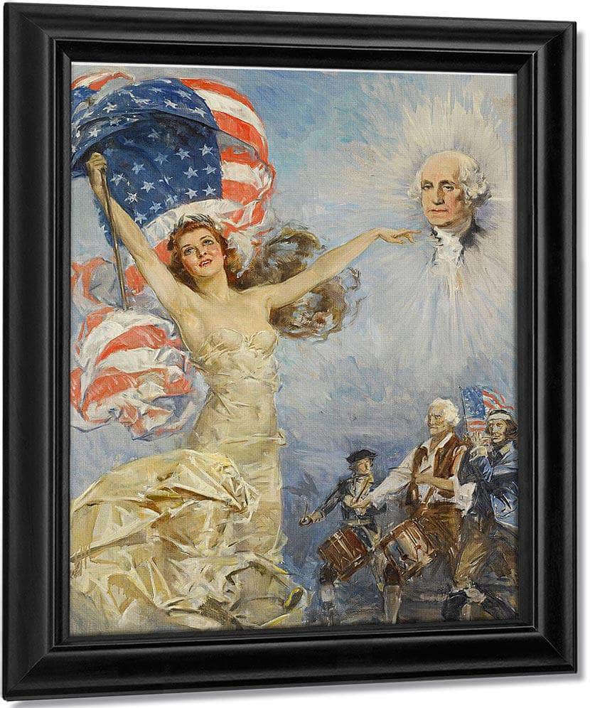 Father Of His Country By Howard Chandler Christy Fine Art Print