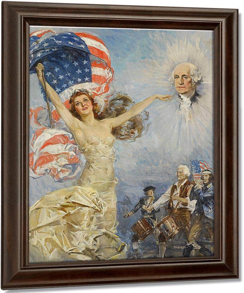 Father Of His Country By Howard Chandler Christy Fine Art Print