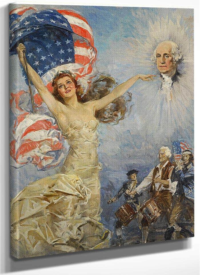 Father Of His Country By Howard Chandler Christy Fine Art Print