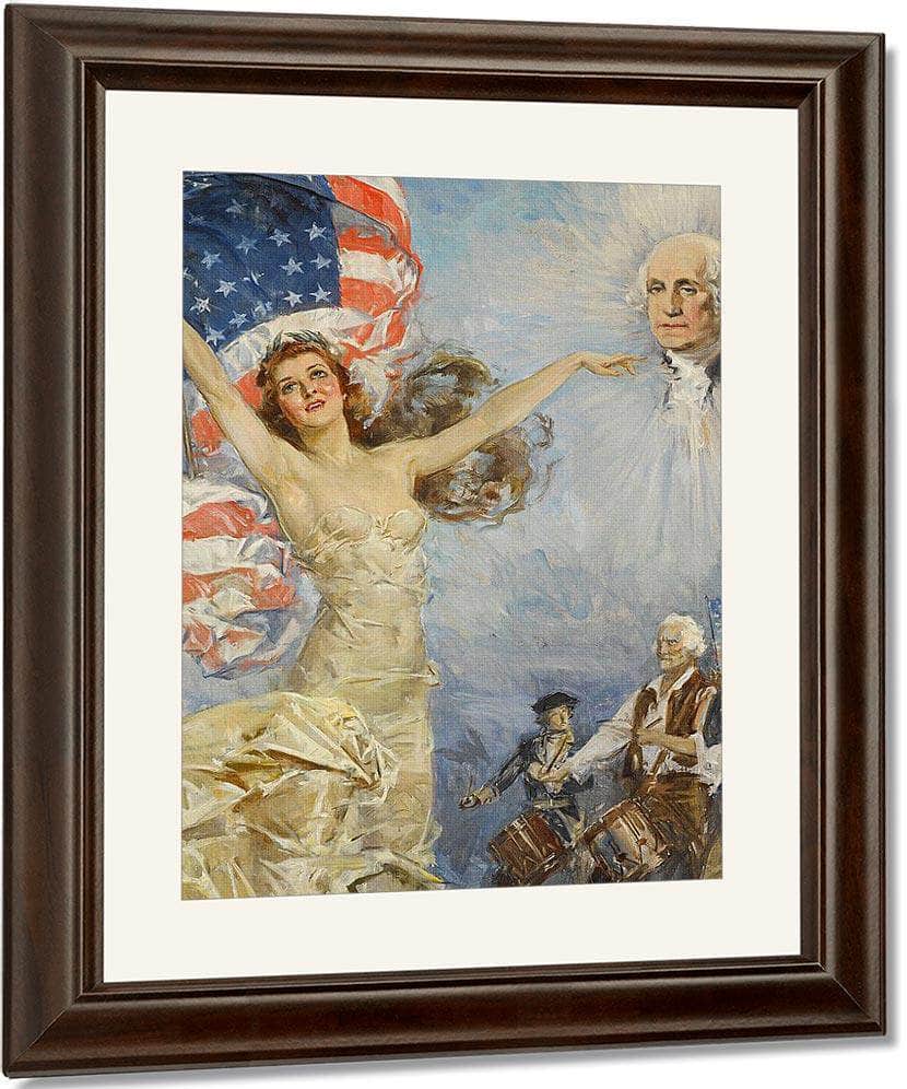 Father Of His Country By Howard Chandler Christy Fine Art Print
