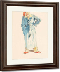 Father Santa Claus By Everett Shinn Fine Art Print