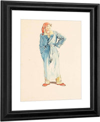 Father Santa Claus By Everett Shinn Fine Art Print