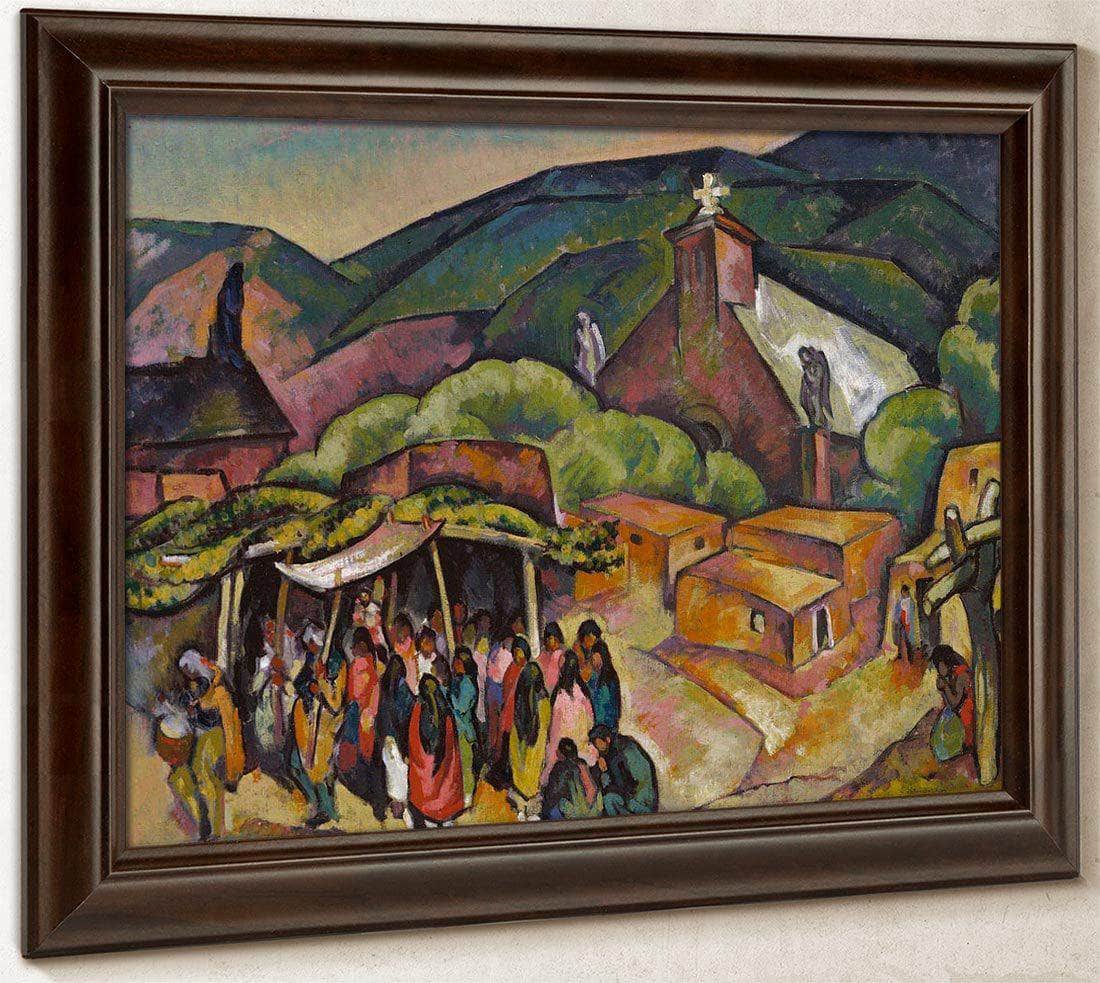 Feast Day  San Juan Pueblo Fine Art Print