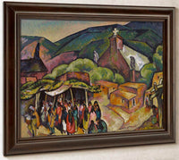 Feast Day  San Juan Pueblo Fine Art Print