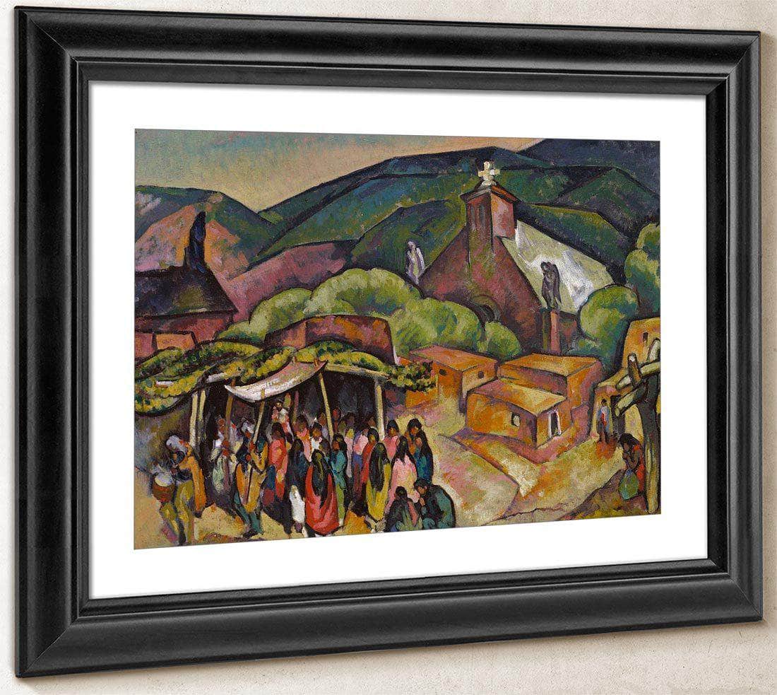 Feast Day  San Juan Pueblo Fine Art Print