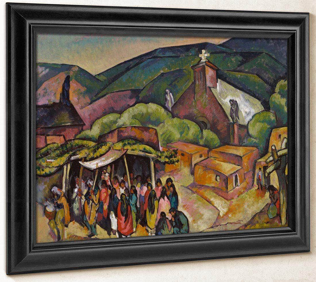 Feast Day  San Juan Pueblo Fine Art Print