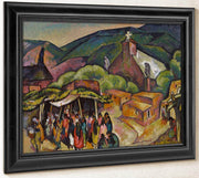 Feast Day  San Juan Pueblo Fine Art Print